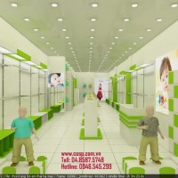 Thiết kế shop thời trang trẻ em Baby shop